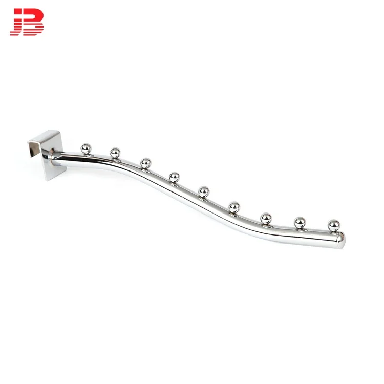 Crossbar  D19 mm tube 9beads bent  350 mm clothes display hook