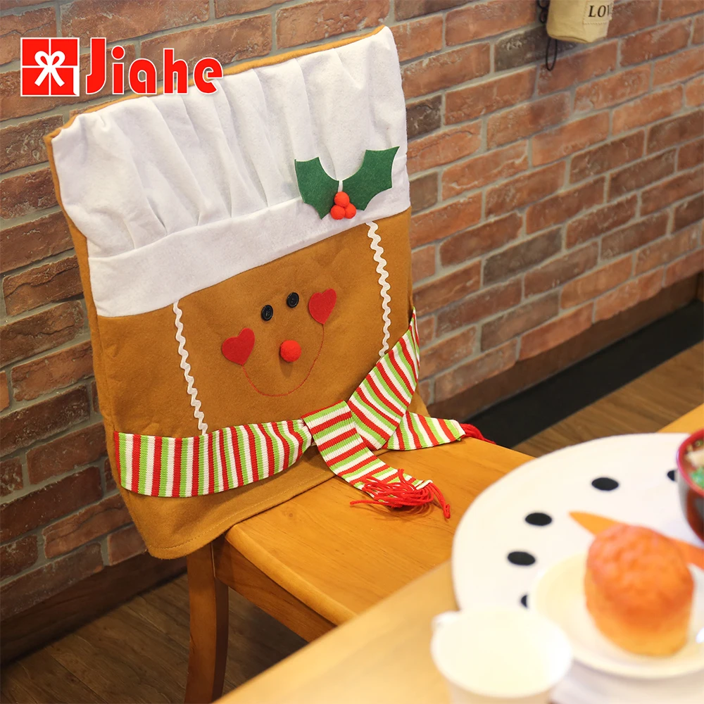 
Wholesale christmas table decor santa chair sash covers 