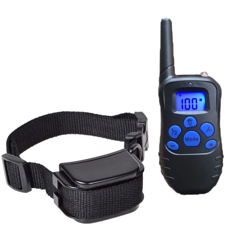 [Shock Vibration Beep] Electric Remote Rechargeable and Waterproof Bark Pet Dog Training Collar