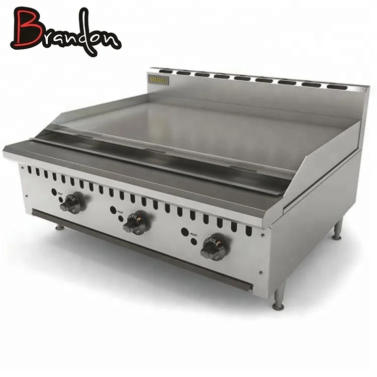 Counter top Food Cooking Stainless Steel restaurant kitchen equipment