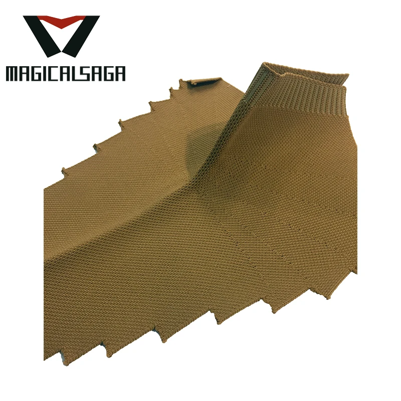 Hot sell breathable shoes knit fabric upper material for shoe making