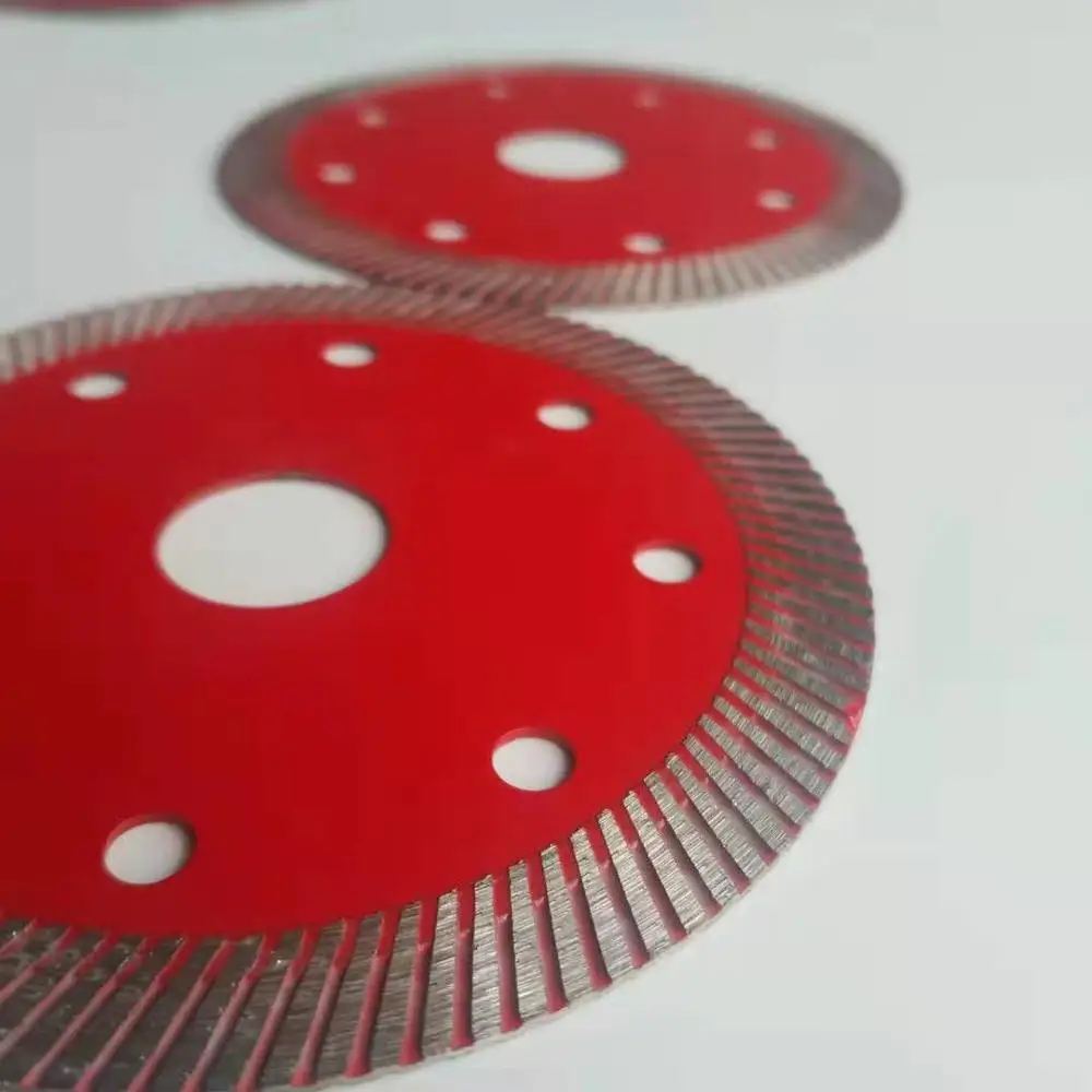 Turbo Segment Ultra Hard Materials hot press Diamond Cutting Disc saw blade to cut ceramic floor tile tools