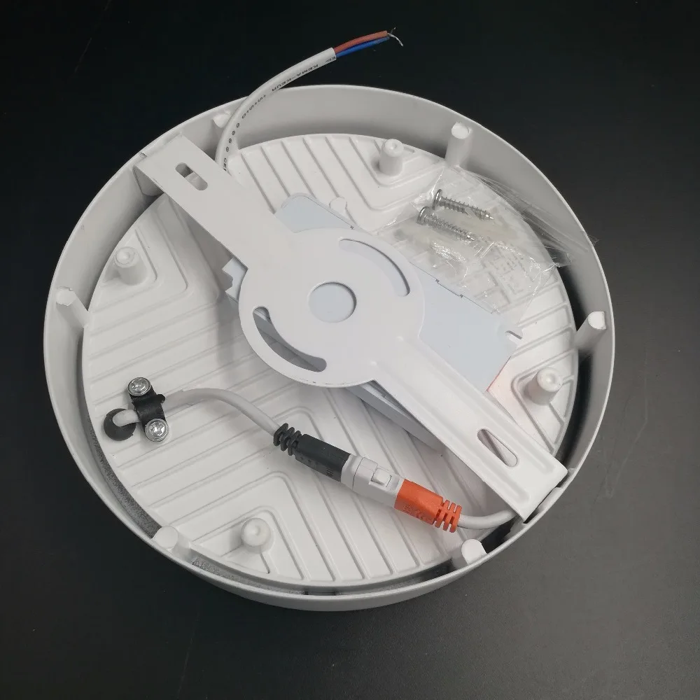 ERP 2,0 круглая Поверхностная Установка 25 Вт пластиковая светодиодная лампа Высокий люмен Светодиодная плоская панель освещения