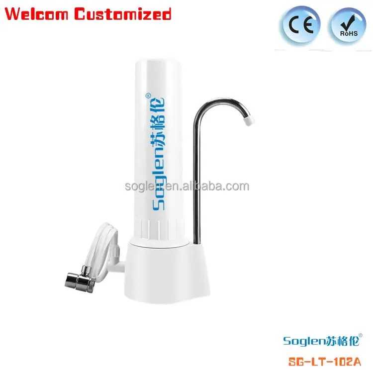
Soglen 2-STAGE DESKTOP household water purifier water filter system for home 