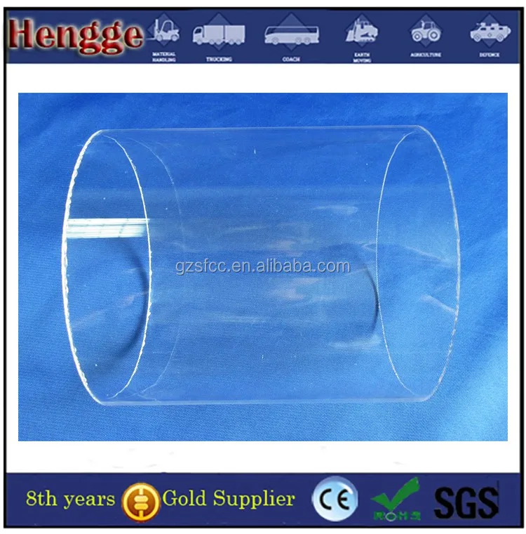 high transparent acrylic pipe diffusing acrylic tube for lighting diffuser