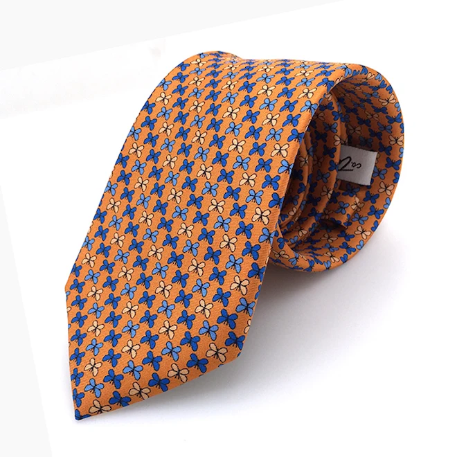 Wholesale Fashion All Over Animal Printed Casual Necktie Custom Cute butterfly Pattern Ties