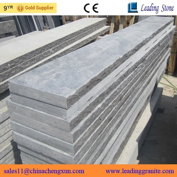 
Low price exterior blue limestone stair treads 