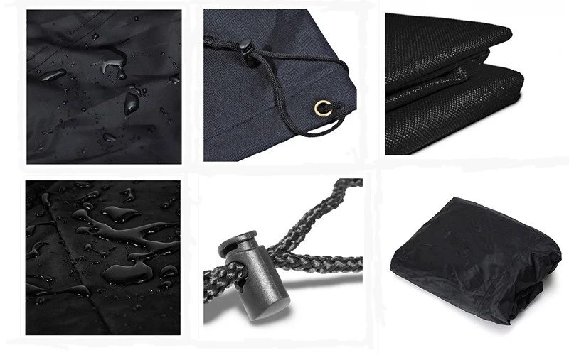 UV protected polyester waterproof lounge chair cover for L-shaped sofa set