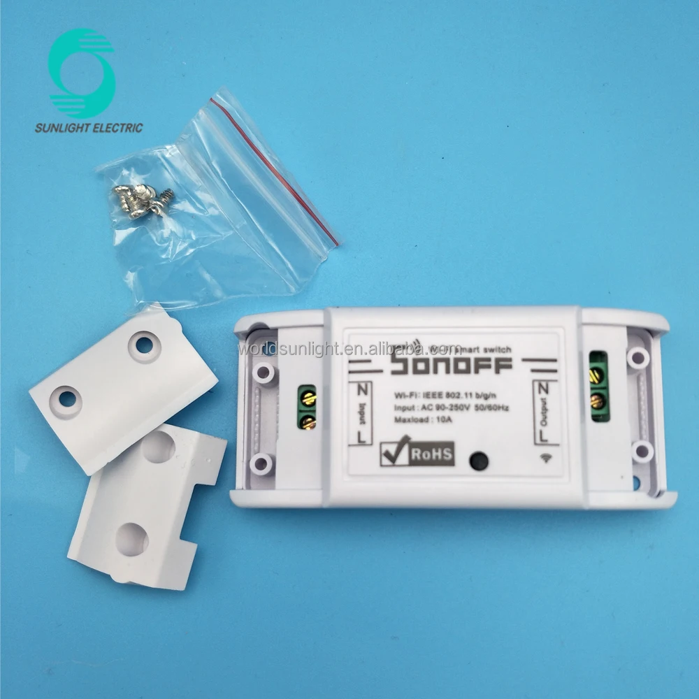  Sonoff basic 10a/2200 Вт умный дом автоматизация Wifi переключатель пульт дистанционного управления беспроводной Таймер