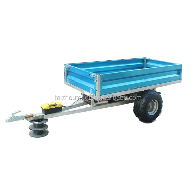 Factory sale hydraulic small dump trailer