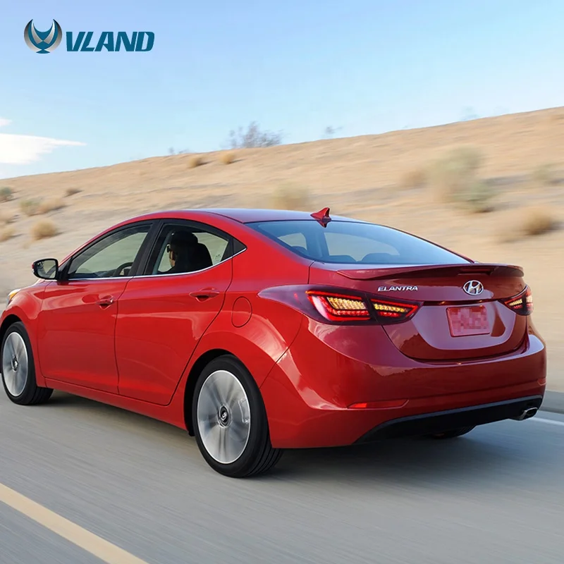 
VLAND wholesales Fifth generation Avante xd Facelift tail lamp Sequential 2012-UP led tail light FOR HYUNDAI Elantra 