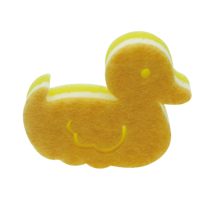Cute Cartoon Shape Household Kitchen Clean Sponge Scourer