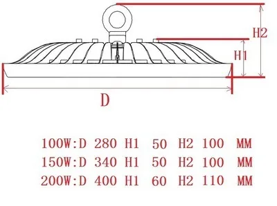 Waterproof dust proof explosion Excellent Led linear high bay light ip65 industrial 100w  led high bay light