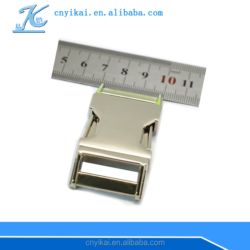 20mm  adjustable strap buckle metal strap bag clip buckle backpack strap buckle