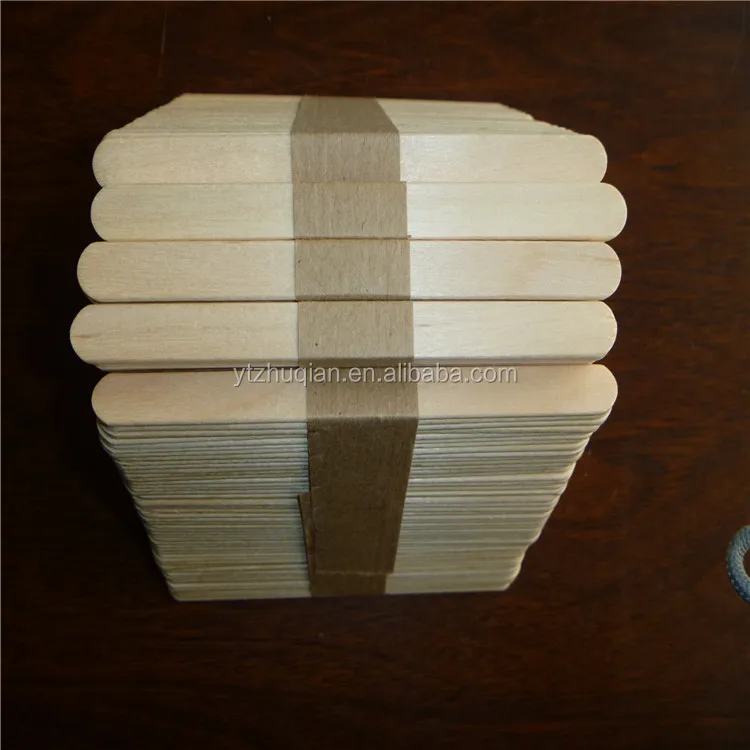 Wooden Craft Stick/Plain ice cream sticks with automatic machine made