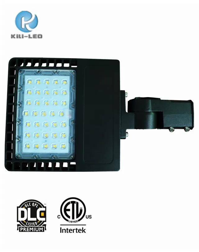 60W DLC Premium ETL roadway shoebox led street light 277VAC 480VAC available