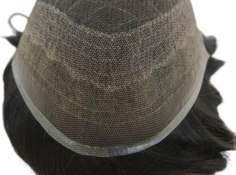 
Top quality super natural hairline mens wigs 