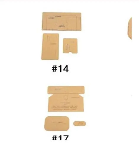 Handmade Leather Craft Acrylic Decor Pattern Stencil Template Tool