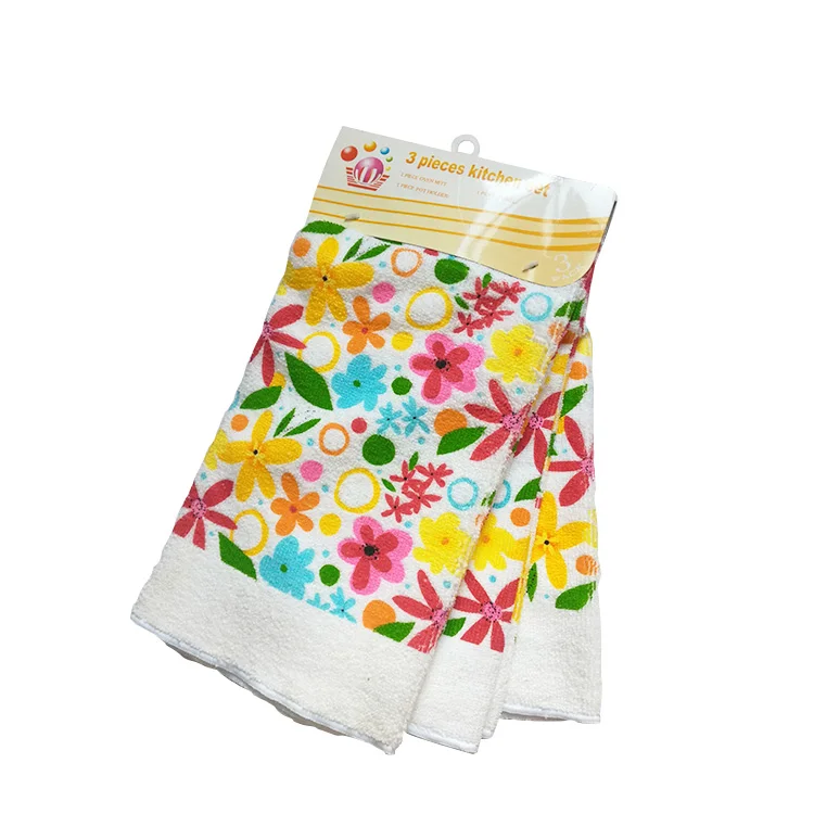 Оптовая прочный пользовательские печатных кухонное полотенце