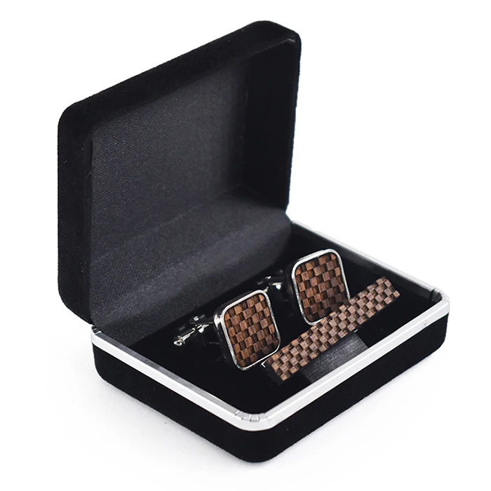 fashionable vogue high quality french style cufflinks neck tie clip set