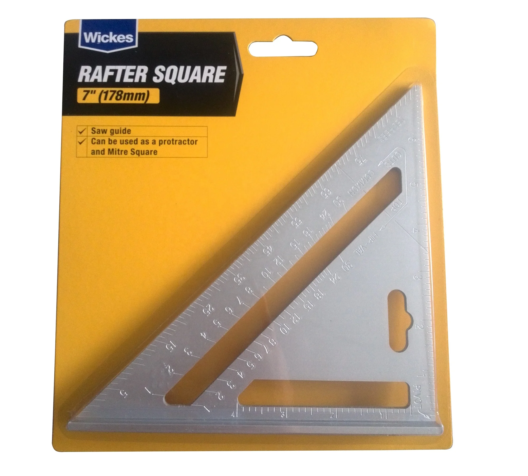 7' Aluminium Rafter Square Ruler for Carpenter