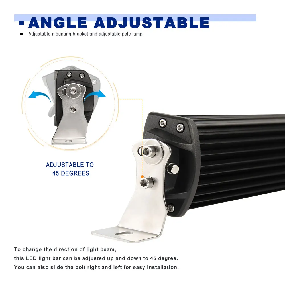 Тройная Светодиодная панель для грузовиков, высокояркая Автомобильная внедорожная панель для грузовиков, 22, 32, 42, 52 дюйма, новейший дизайн