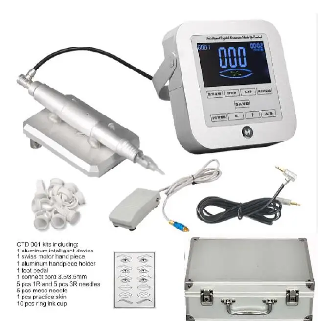 2019 Biomaser best microblading digital permanent makeup machines with tattoo sleeve tattoo disposables