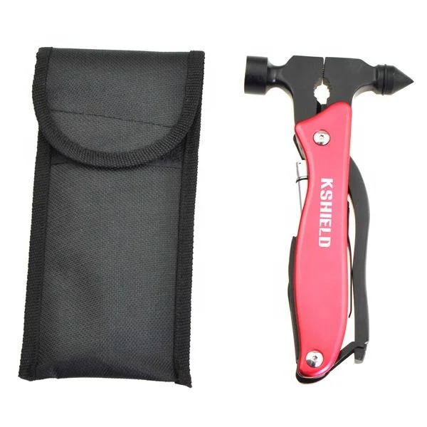 
New emergency Multi purposes functional tools Hammer with glass breaker Safety Hammer 