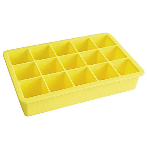 15 cavity non-stick custom high quality silicone ice cube tray