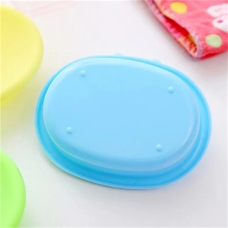 
Cute Cartoon Household Smiling Face Rabbit Shape Plastic Double Layer Soap Dish 