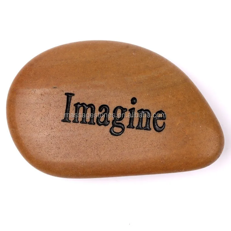 
engraved flat river rocks engraved garden letter river stones 