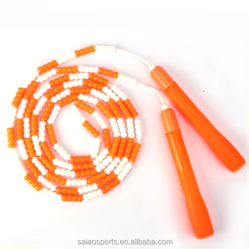 Cheap jump skipping rope pvc rope double dutch bamboo knot rope