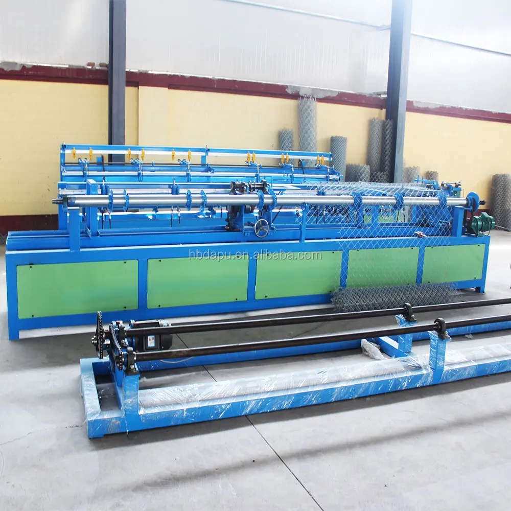 Semi automatic single wire chain link making machine