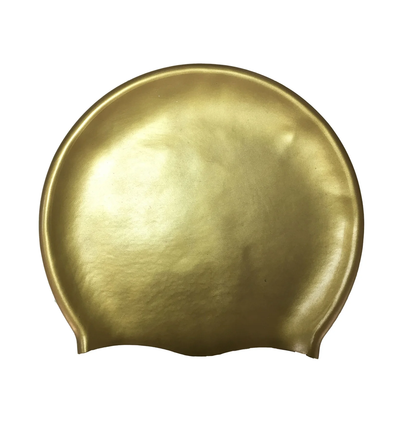 
shinning color swim cap metallic swim cap gold color silicone swim cap 