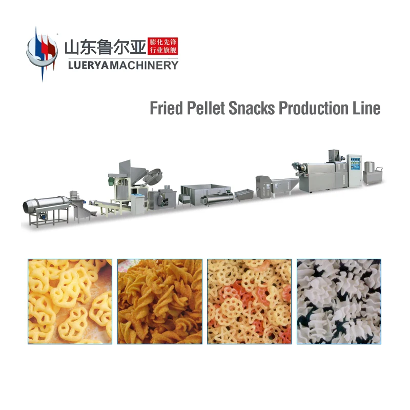 The Lowest Price 3d papad snacks pellet cracker processing line