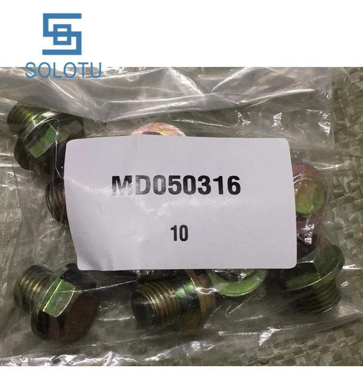  Drain Plug Screw For Outlander Delica Grandis Lancer Pajero MD050316