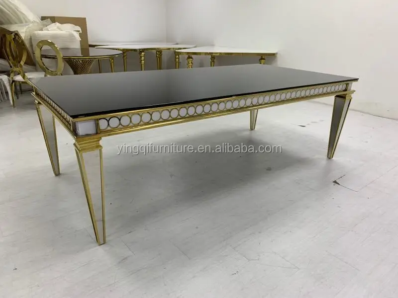 Luxury Large Stainless Steel Wedding Tables