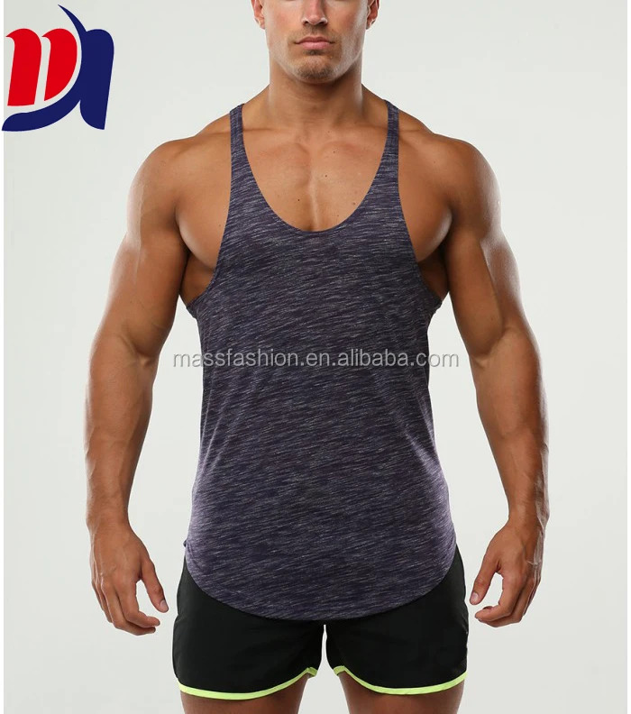 Men Custom Stringer Tank Top Plain Tanks With Private Label