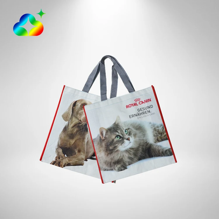 Custom Logo Printed Reusable Felt Fabric Tote Handle Non Woven Shopping Bags For Shoe Clothing Gift Packaging