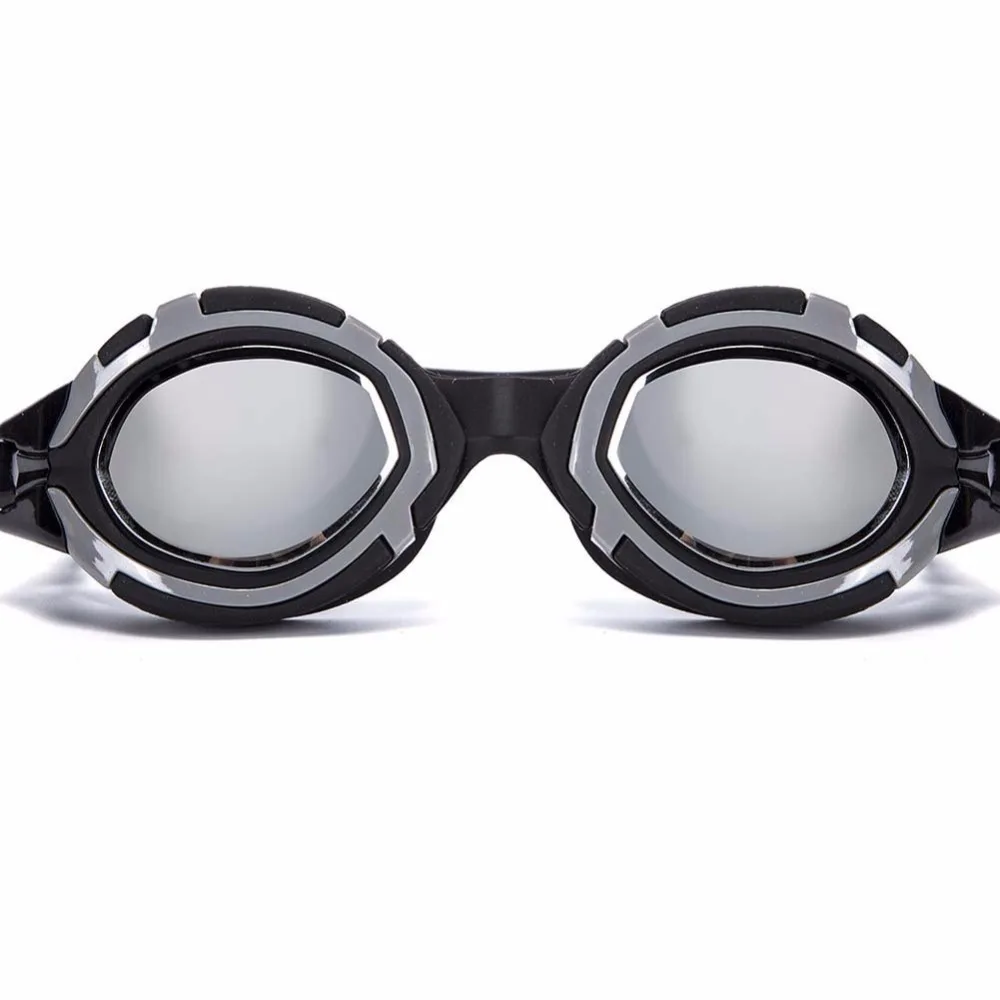waterproof anti fog mirrored swimming goggles