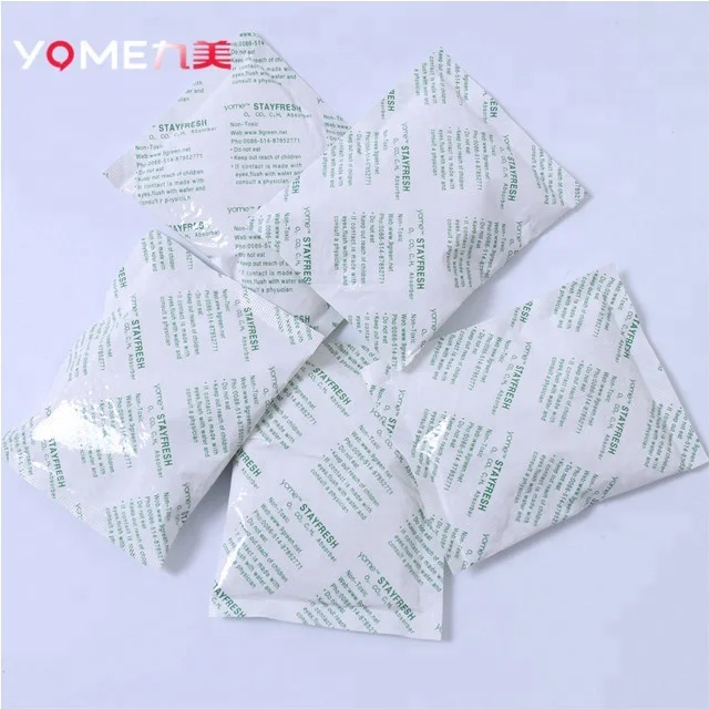 Газовый поглотитель CO2 Yome 50 г Stayfresh, используемый в очищенном чесноке для хранения жареных кофейных зерен