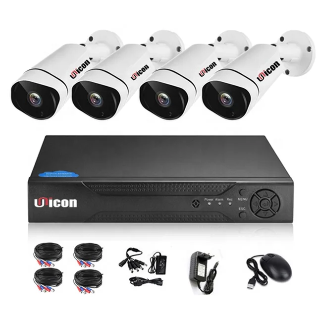 Unicon Vision 4 IN 1 4CH 1080P Security AHD DVR NVR CCTV System