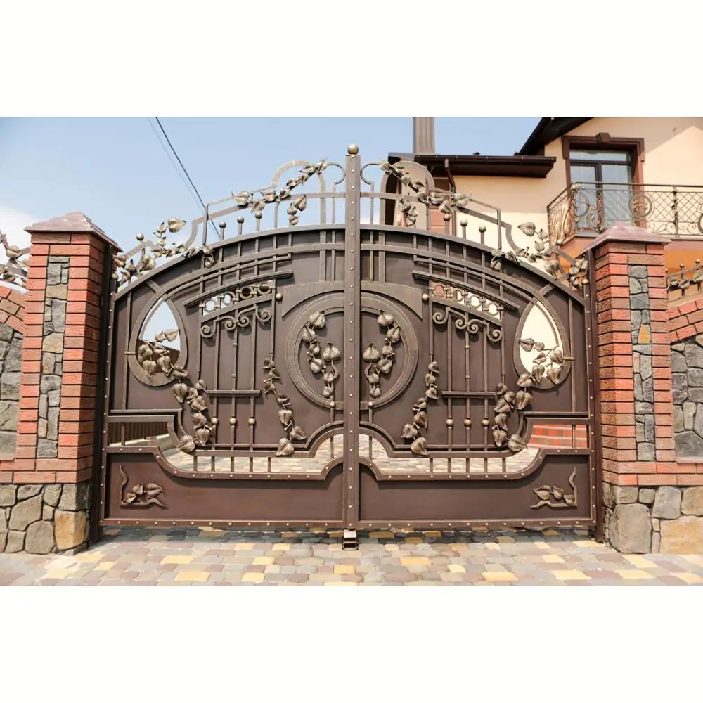 Main Gate Designs Wrought Iron Main Gate Grill  Design