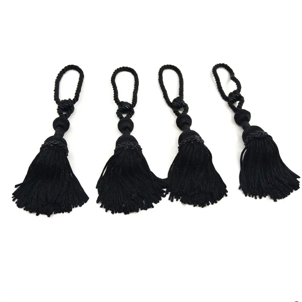 New design perfume tassel & silk tassel black tassel for perfume bottle