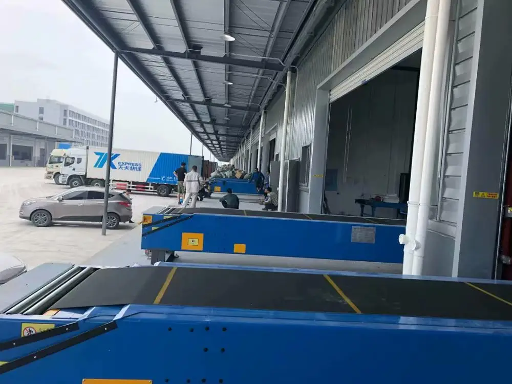 OEM telescopic belt conveyor truck loading conveyor