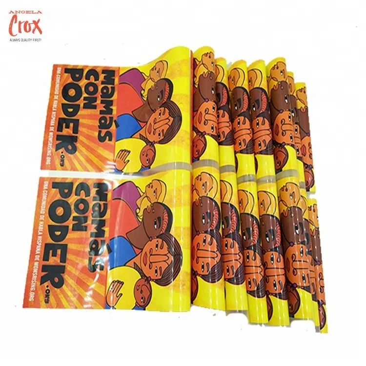 Custom high quality sheet plastisol textile heat transfer sticker printed labels for Clothing customization