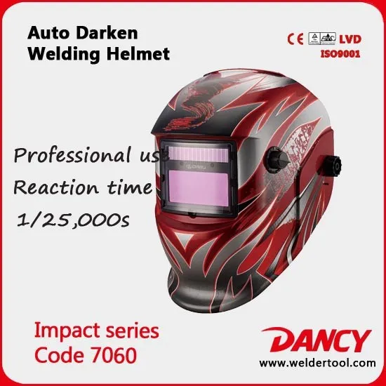 Large view of custom auto eclipsing helmet plate