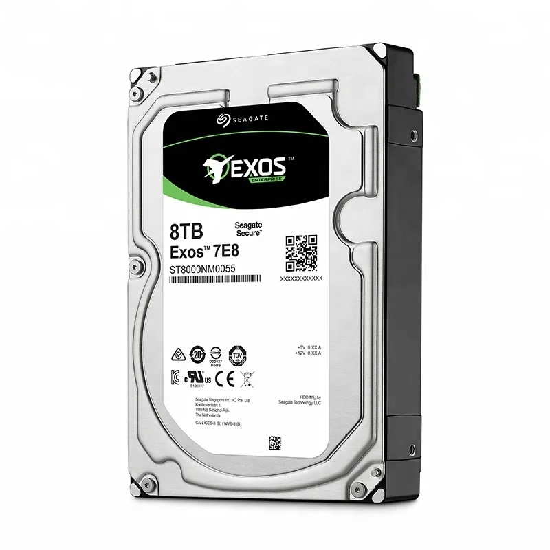 Seagate Exos ST8000NM0055/ST8000NM000A 8 ТБ 512e SATA 256 Мб кэш-память 3,5-дюйма, предприятие с жесткий диск для сервера