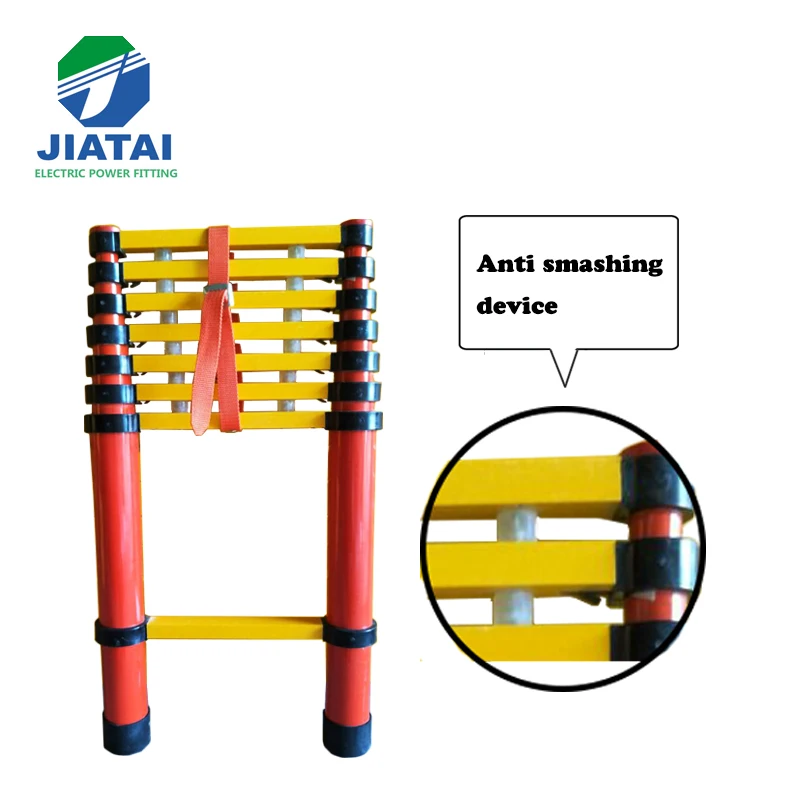 Ladder Super Light Multi-section Fiberglass Telescopic Ladder