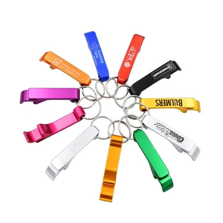 Factory supply 6.5cm cheap keyring bottle opener